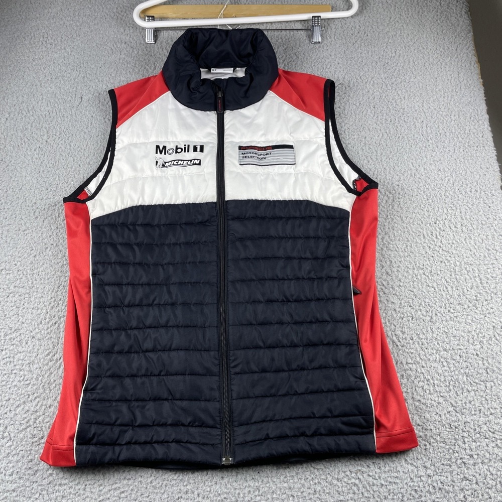 Porsche Gilet Mens Small Drivers Selection Motorsport Vest Racer Mobil1 Michelin